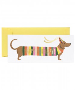 Hot Dog Birthday Card