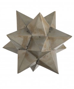 Zinc Star Sculpture