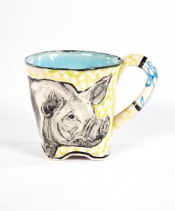 Artisan Pig Mug