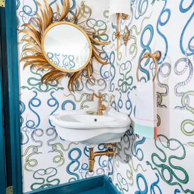 Geometric Rhythm: Rockford Powder Room